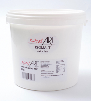 Isomalt Zucker 2 kg - extra fein von sweetART